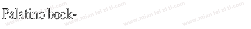 Palatino book字体转换